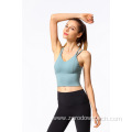 sports running fitness women's yoga wear tops bra